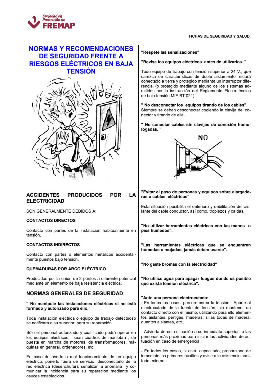Riesgos Electricos BT