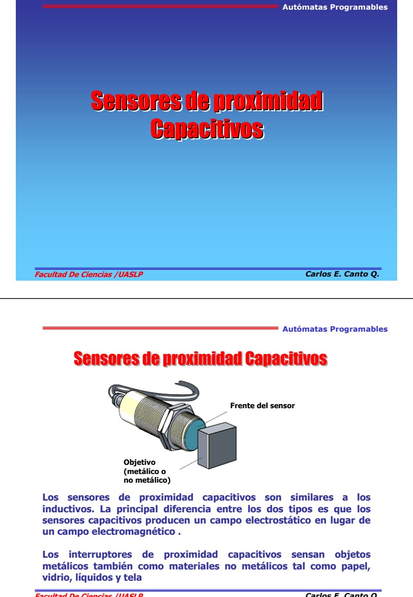 SENSORES CAPACITIVOS