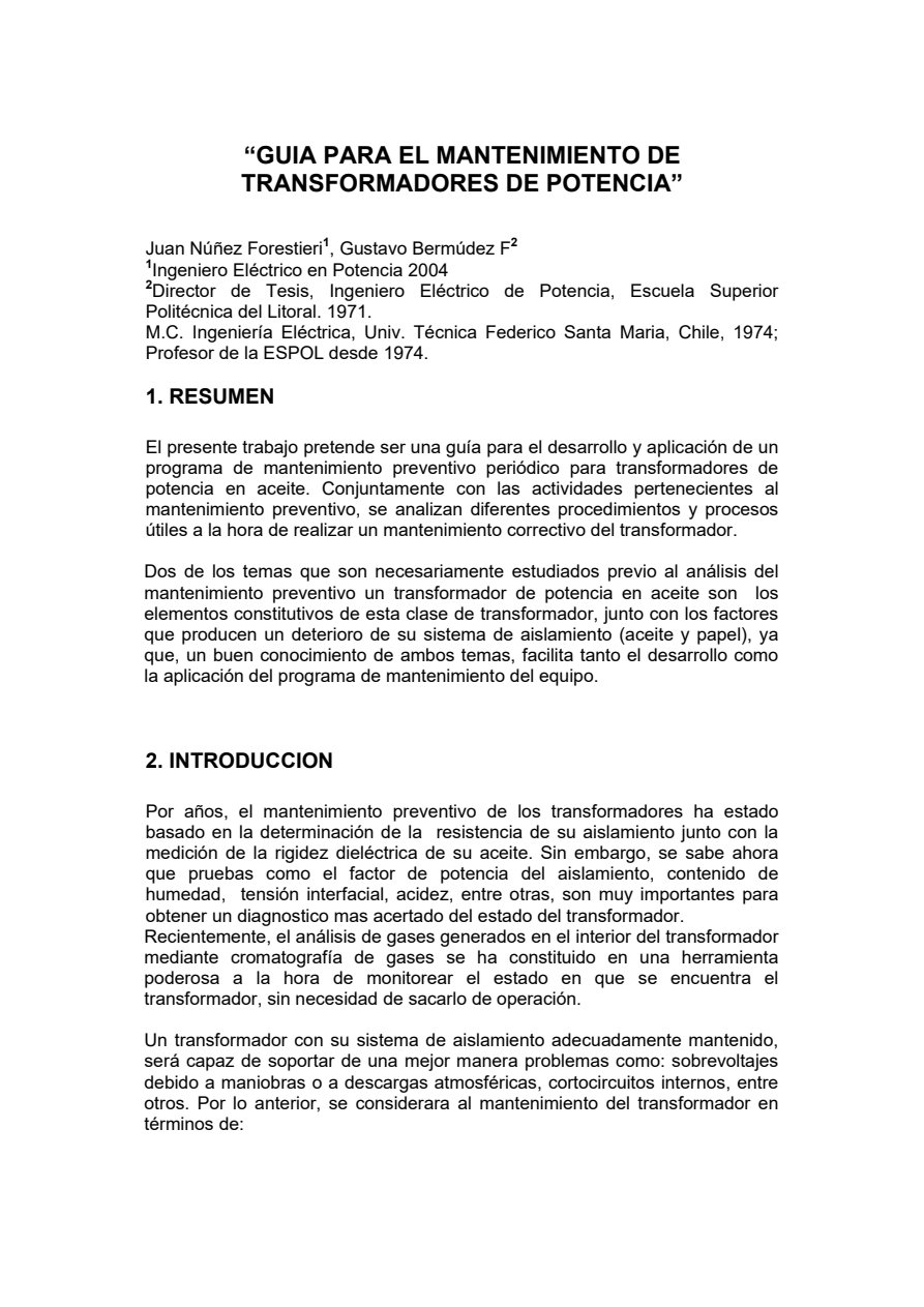Transformadores de Potencia