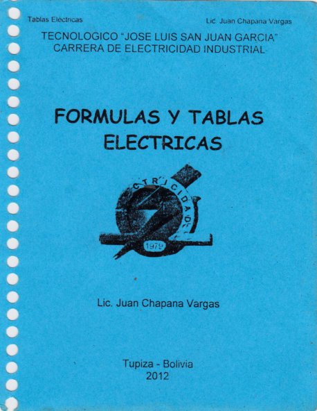 Formulas Y Tablas